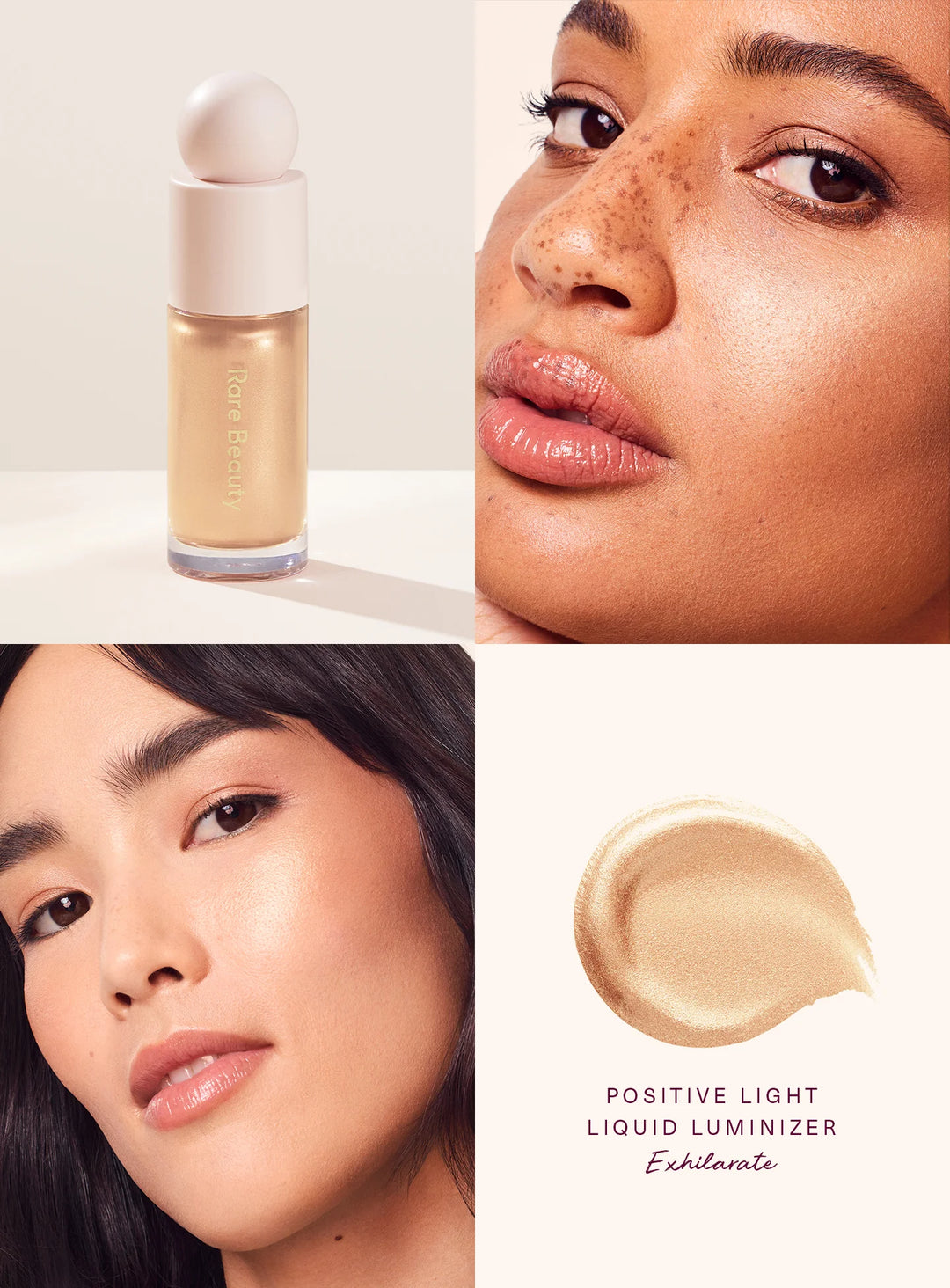Rare Beauty Positive Light Liquid Luminizer - 2.5ml | رير بيوتي هايلايتر سائل لإضاءة البشرة - 2.5مل