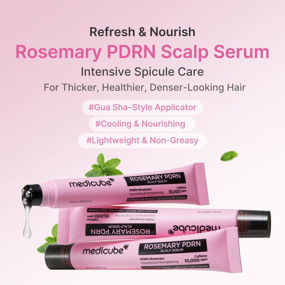 MEDICUBE ROSEMARY PDRN HAIR & SCALP SERUM - 20ml | ميديكيوبي سيروم فروة الرأس روزماري - 20مل #2