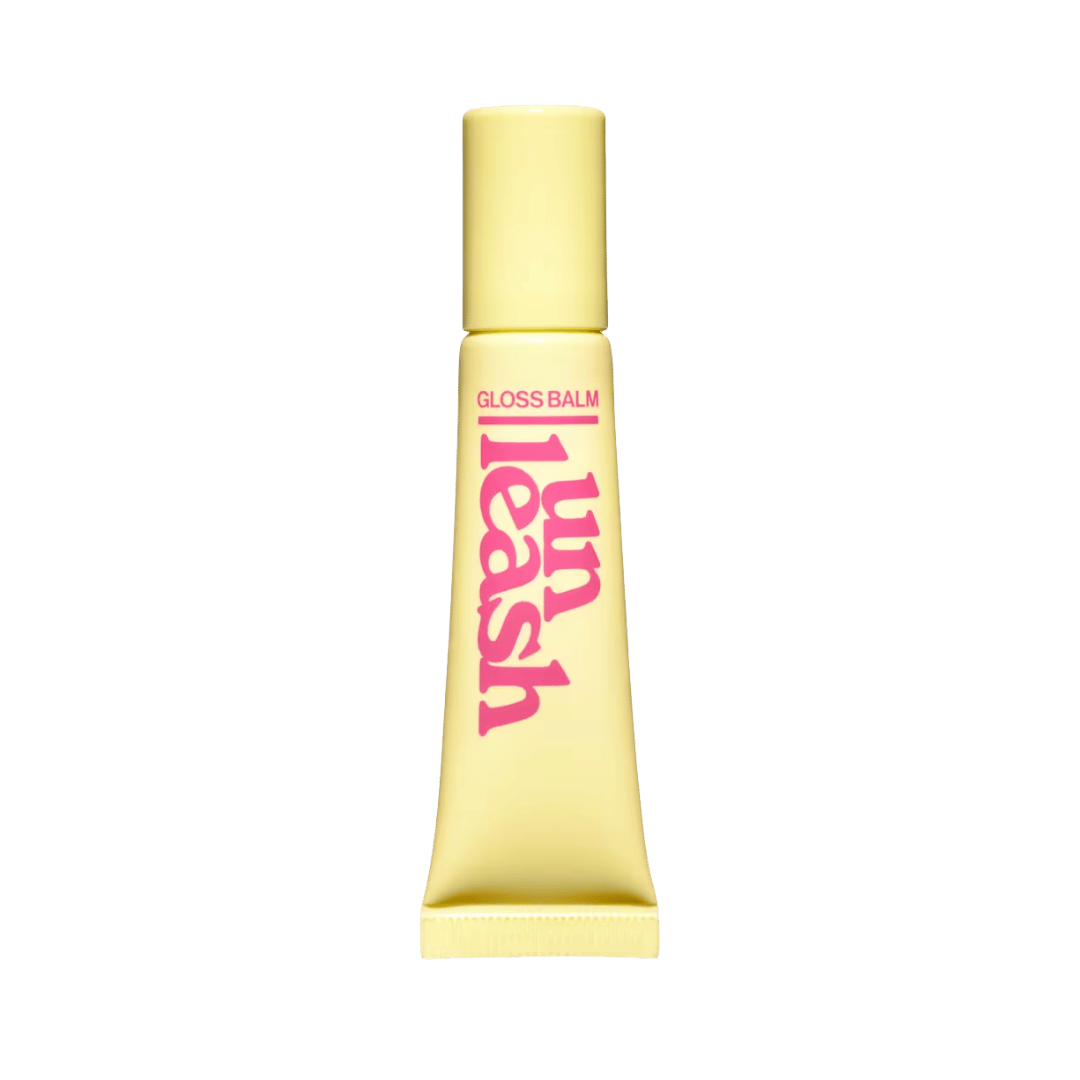IN2IT Jelly Beam Glow Tinted Lip Balm, soft silicone applicator, 3g, pastel yellow packaging, clear and colored shades