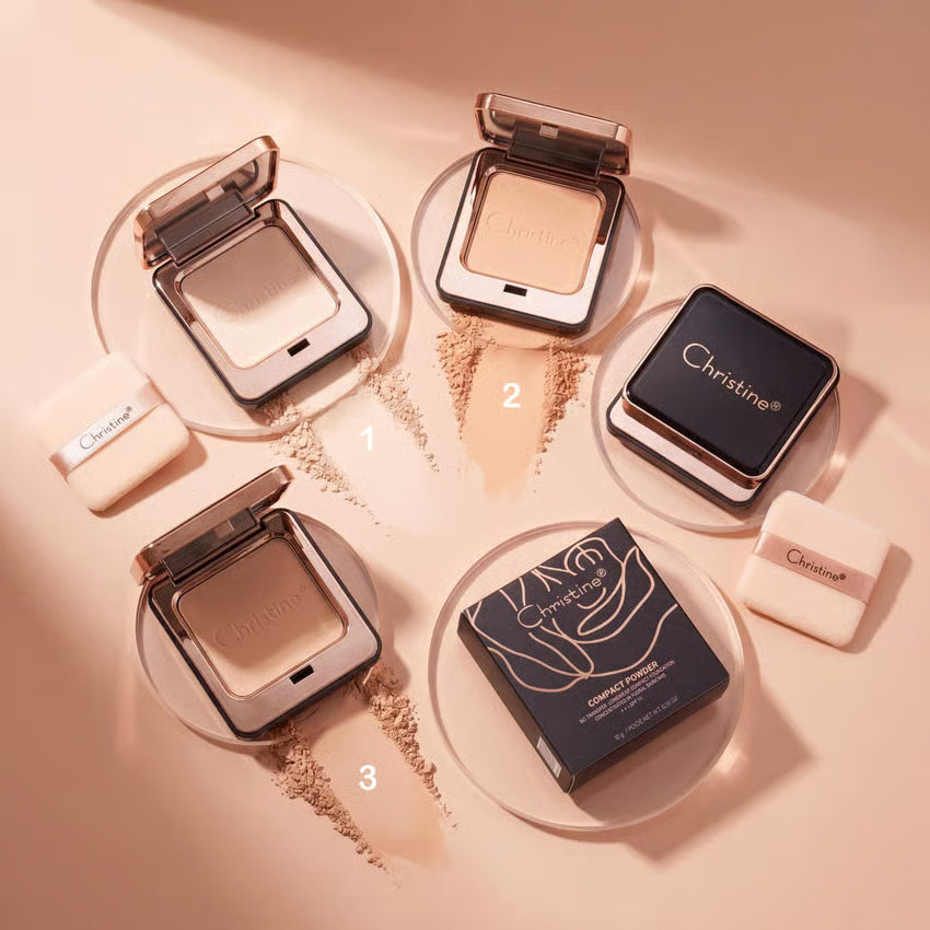 Christine Comact Powder Foundation - 10g | كريستين بودرة مضغوطة - 10غ