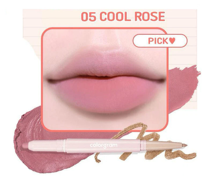 Colorgram ALL IN ONE OVER LIP MAKER Lip Pencil - 0.7g | كولورغرام  قلم تحديد الشفاه - 0.7غ