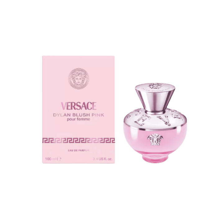 Versace Dylan Blush Pink pour femme Eau de Parfum 100 ml bottle with pink box