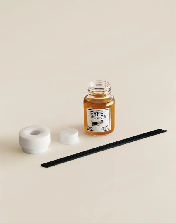 EYFEL Vanilya Reed Diffuser - 120ml | ايفل معطر أعواد بالفانيليا – 120 مل