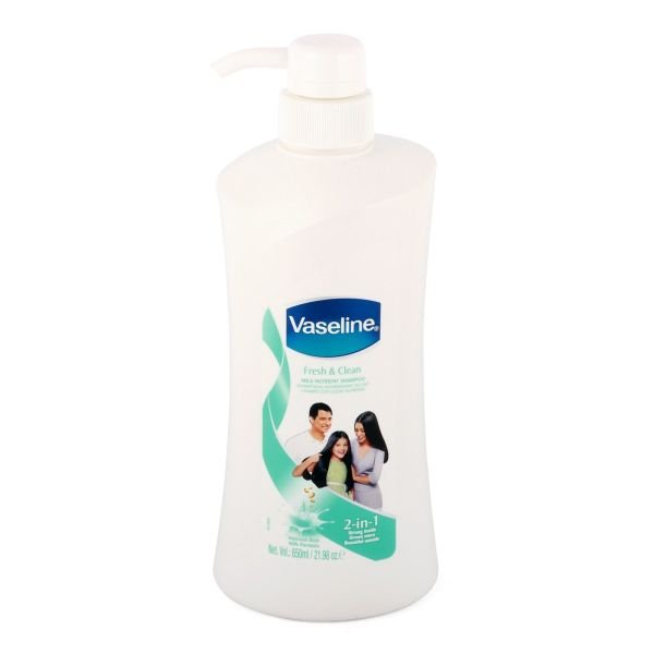 Vaseline Fresh & Clean Milk Nutrient Shampoo - 650ml | فازلين شامبو منظف ومنعش - 650 مل #5