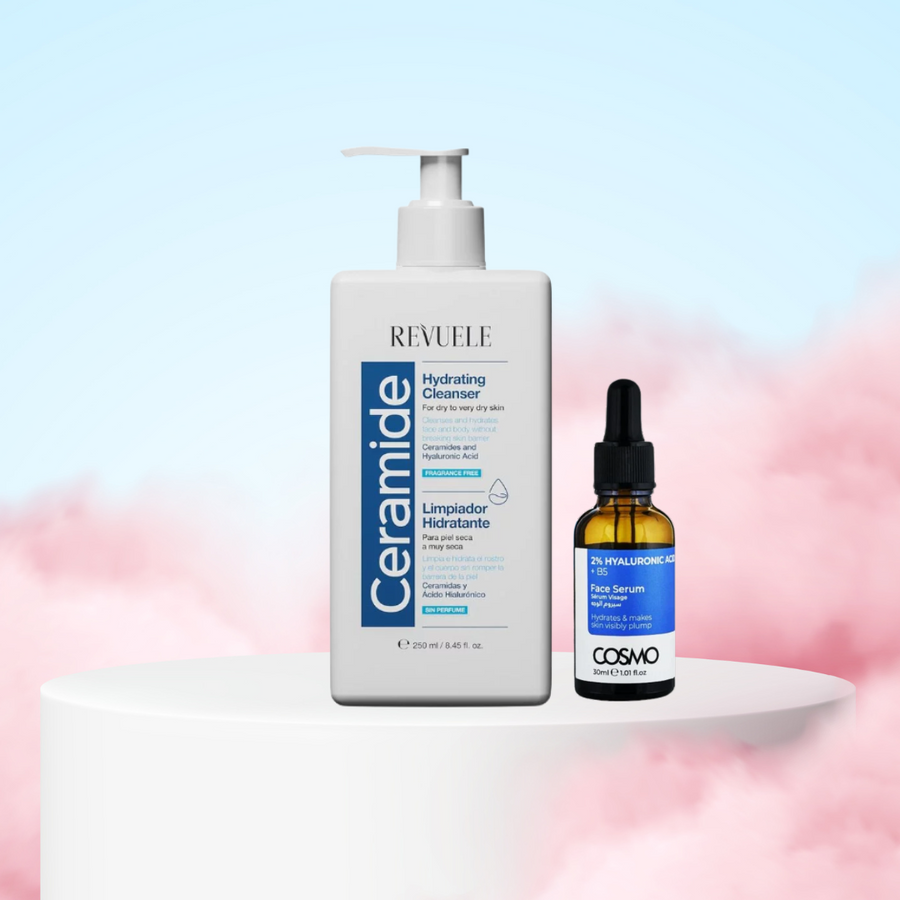 ترطيب مضاعف للبشرة الجافة
