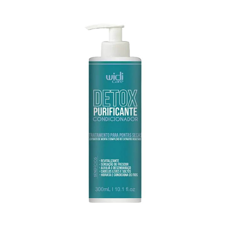 Widi Care Detox Purifying Conditioner, 300ml, with mint extract and plant extract complex. Designed for dry ends.