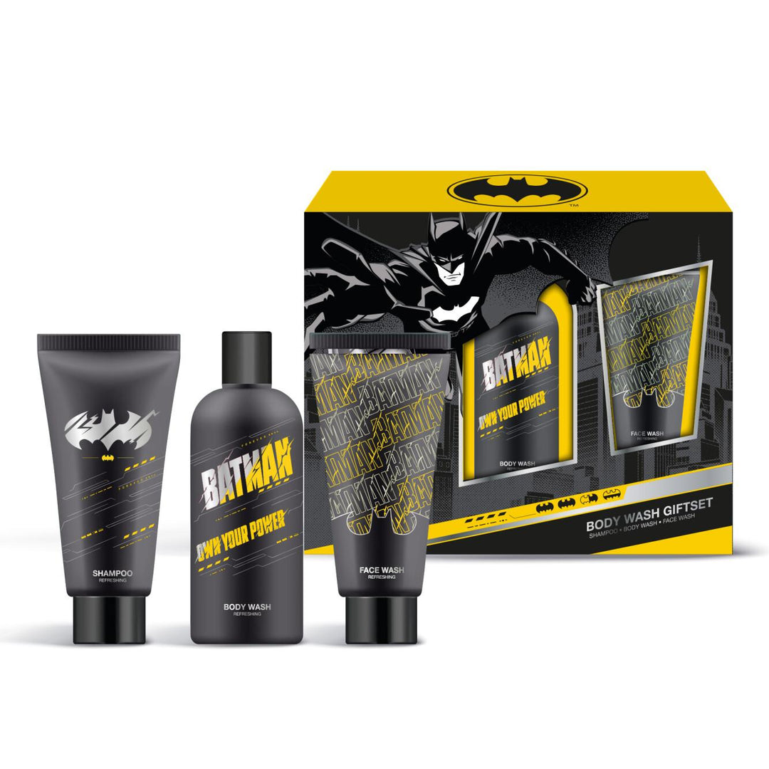 Sence Beauty Warner Bros Batman Giftset  Body - 3Pcs | سينس بيوتي مجموعة العناية بالجسم - 3 قطع