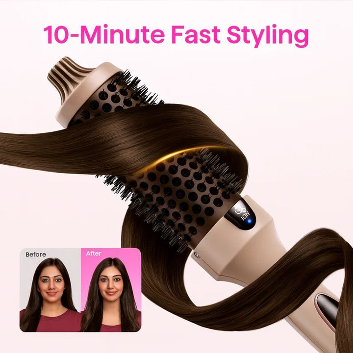 Wavy Talk Blowout Ionic Thermal Brush 1.5 Inch Pink | ويفي توك فرشاة حرارية بمؤثر أيوني