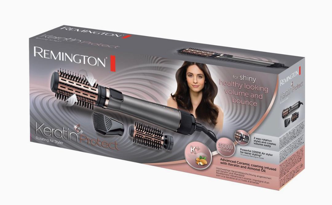 Remington Keratin Protect Rotating Air Styler AS8810 | ريمينغتون فرشاة كهربائيه لتصفيف الشعر