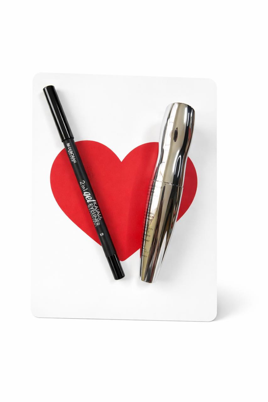 DEBORAH Valentine Mascara + Kajal2In 1 Offer | ديبورا عرض الفلانتاين ماسكار + قلم تحديد العيون