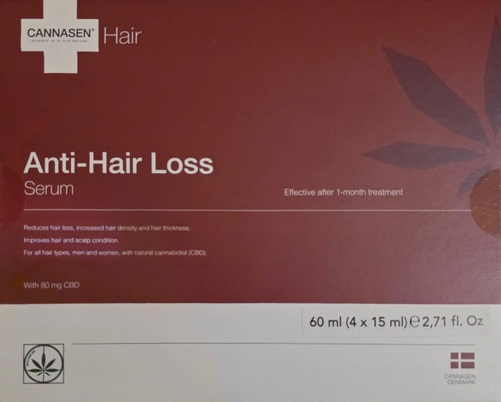 CANNASEN CBD Anti -Hair Loss Serum With - 60ml | كاناسين سيروم ضد تساقط الشعر - 60مل