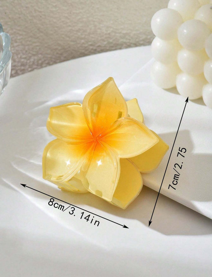Colors Rose Hair Clips - 3Pcs | مشابك الشعر على شكل زهرة - 3 قطع