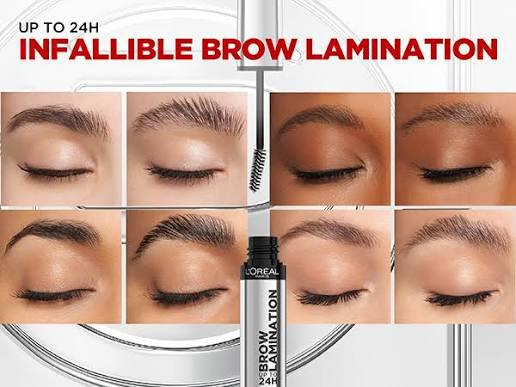 L’Oreal MASCARA INFAILLIBLE BROW LAMINATION 24H - 5ml |  لوريال مسكارا إنفايينابل – تثبيت الحواجب 24 ساعة- 5 مل