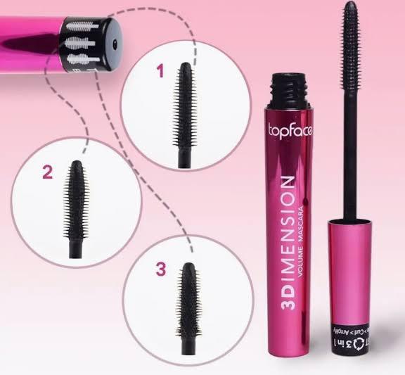 topface 3d Dimension Volume Mascara - 8 ml | ماسكارا توبفيس 3 ديمنشن فوليوم – 8 مل