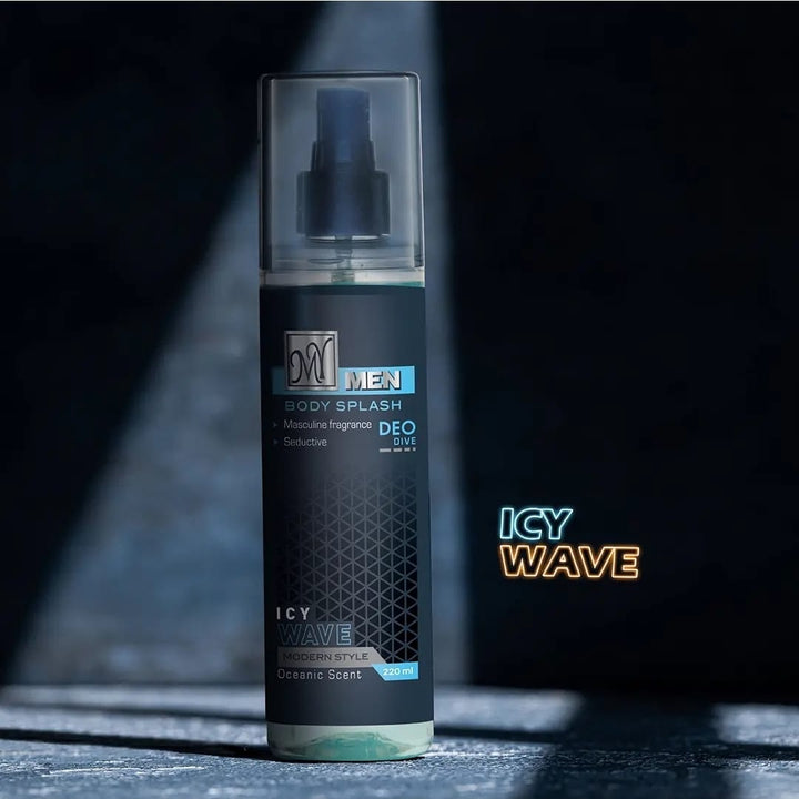 M .Y Men Body Splash Ice Wave - 220ml | ام واي سبلاش الجسم للرجال آيسي ويف - 220مل