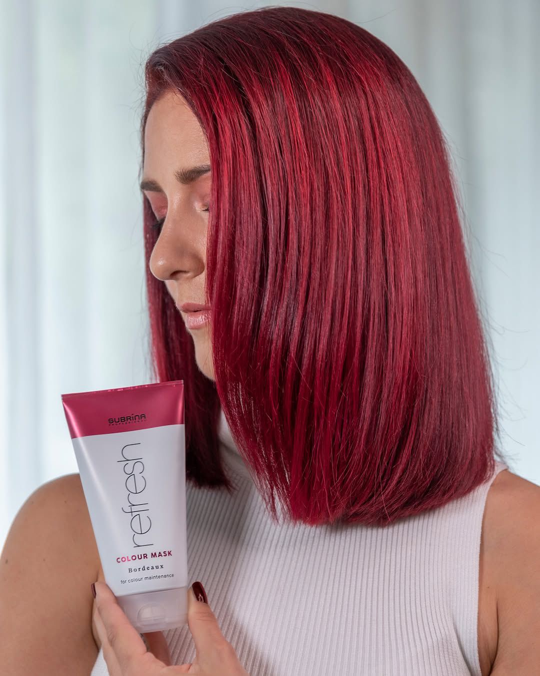 SUBRINA Refresh Colour Mask Bordeaux - 150ml | سوبرينا ماسك مجدد للون الشعر لون بوردو - 150 مل