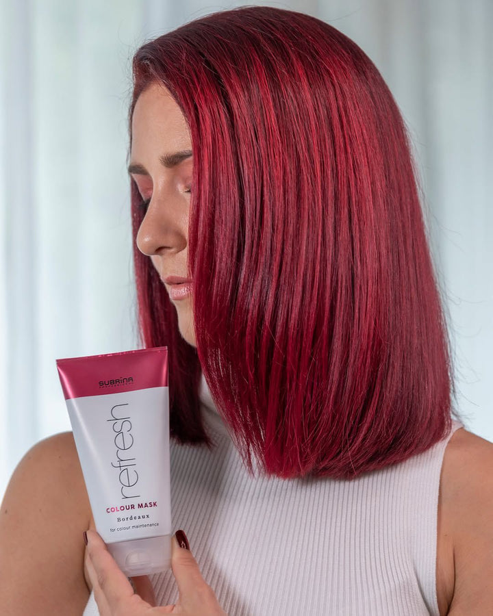 SUBRINA Refresh Colour Mask Bordeaux - 150ml | سوبرينا ماسك مجدد للون الشعر لون بوردو - 150 مل