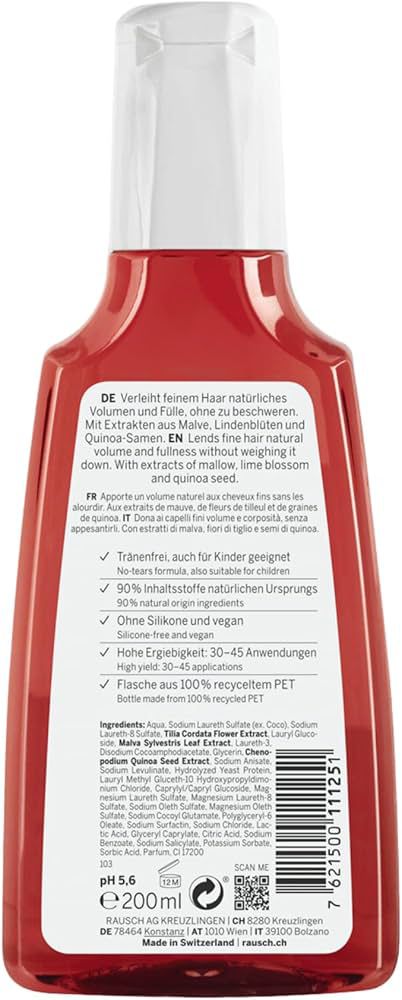 RAUSCH Colour Protecting Shampoo with Wild Rose - 200ml | راوش شامبو لحماية لون الشعر المصبوغ - 200 مل
