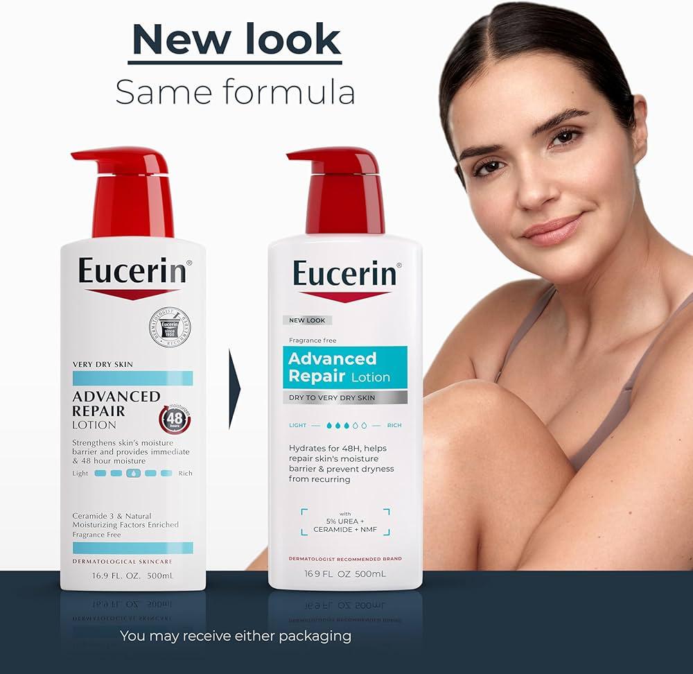 Eucerin Advanced Repair Lotion - 500ml |يوسيرين لوشن الإصلاح المتقدم - 500 مل