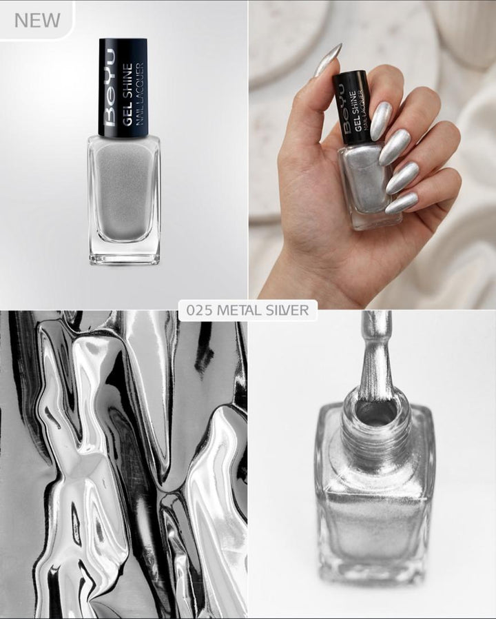 BeYu Gel Shine Nail Lacquer - 12ml | بيو صبغ أظافر بملمس جل - 12 مل