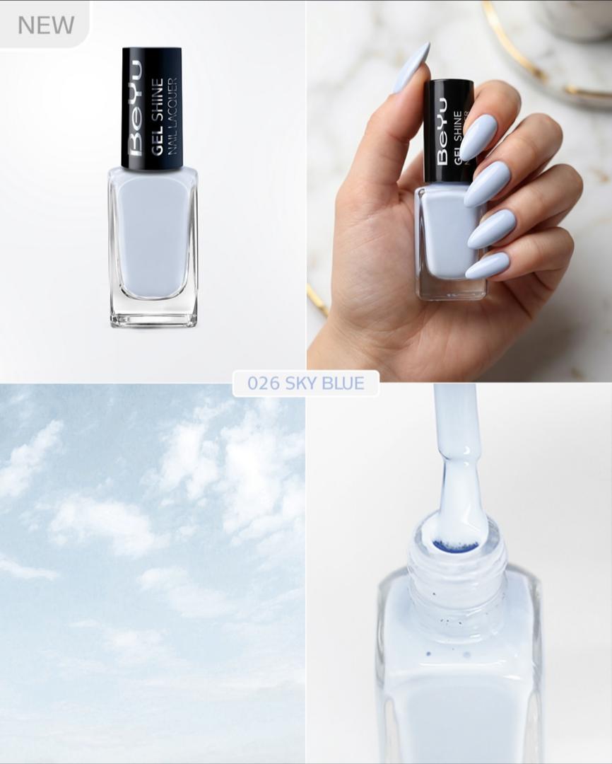 BeYu Gel Shine Nail Lacquer - 12ml | بيو صبغ أظافر بملمس جل - 12 مل