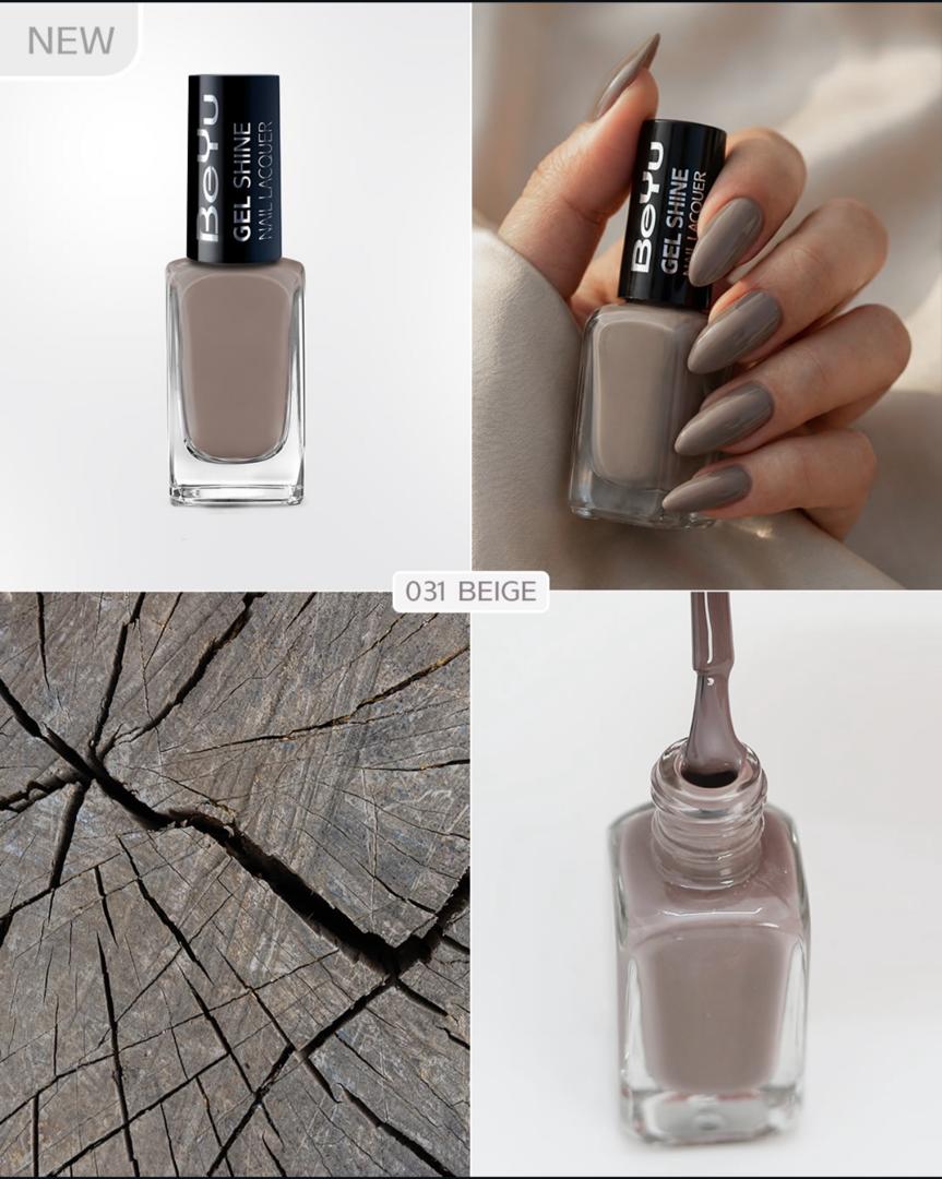 BeYu Gel Shine Nail Lacquer - 12ml | بيو صبغ أظافر بملمس جل - 12 مل