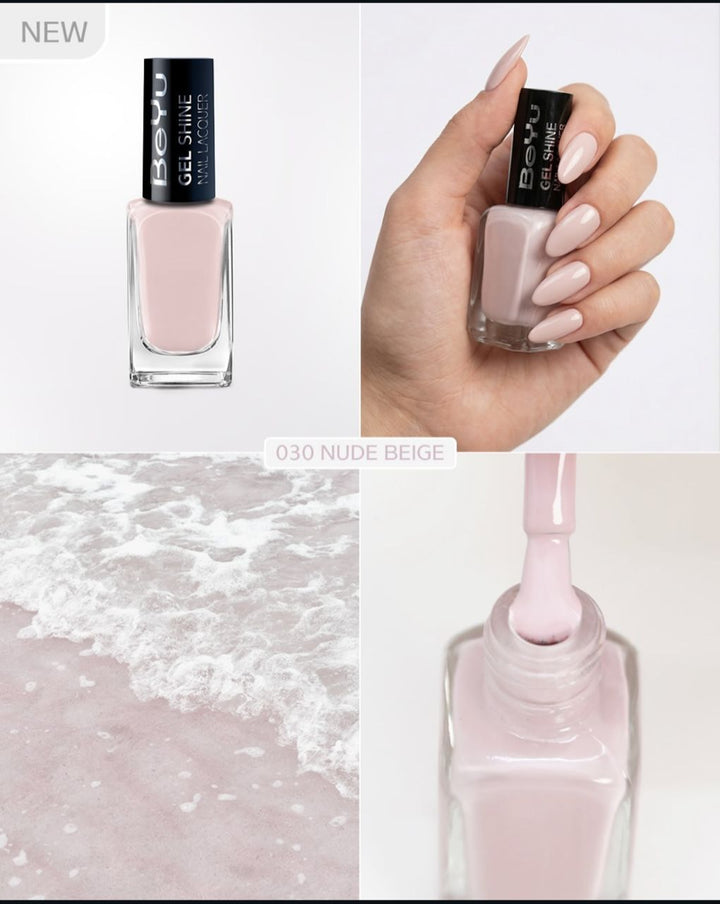 BeYu Gel Shine Nail Lacquer - 12ml | بيو صبغ أظافر بملمس جل - 12 مل