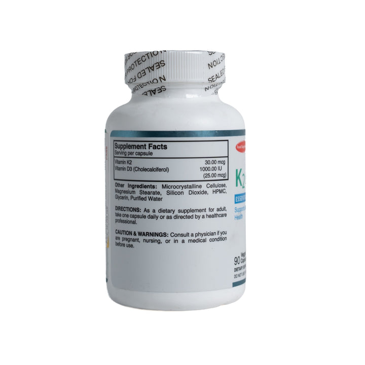 Viva K2 & D3 Vitamins - 90 Veggie Capsules | K2 و D3 -  90 فيفا كبسولة فيتامين نباتية