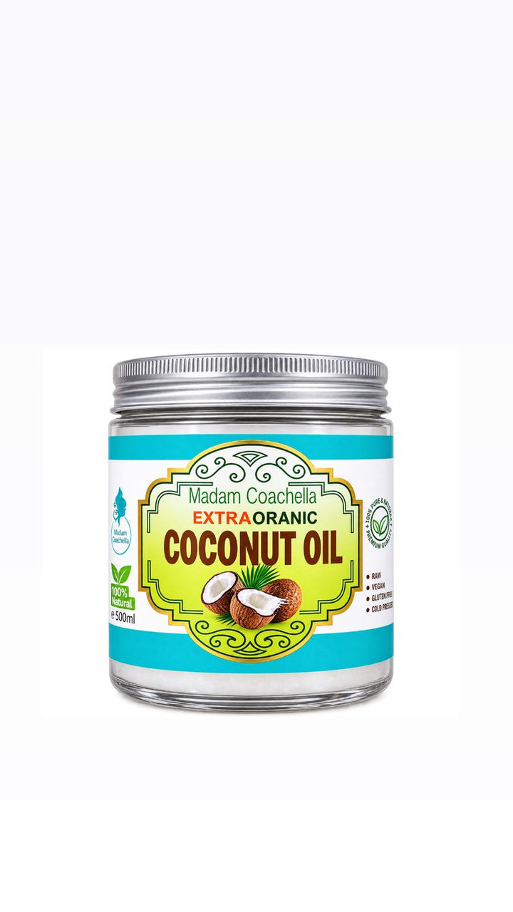 Madam Coachella Extra Organic Coconut Oil - 500ml | مدام كوتشيلا زيت جوز الهند العضوي - 500 مل