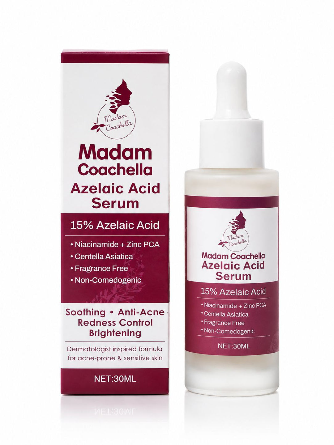 Madam Coachella Azelaic Acid Serum 15% - 30ml | مدام كوتشيلا سيروم حمض الأزيليك 15% - 30مل