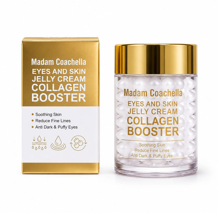 Madam Coachella Eyes & Skin Jelly Cream Collagen Booster - 60g | مدام كوتشيلا كريم جل لحول العين و البشرة - 60 غرام