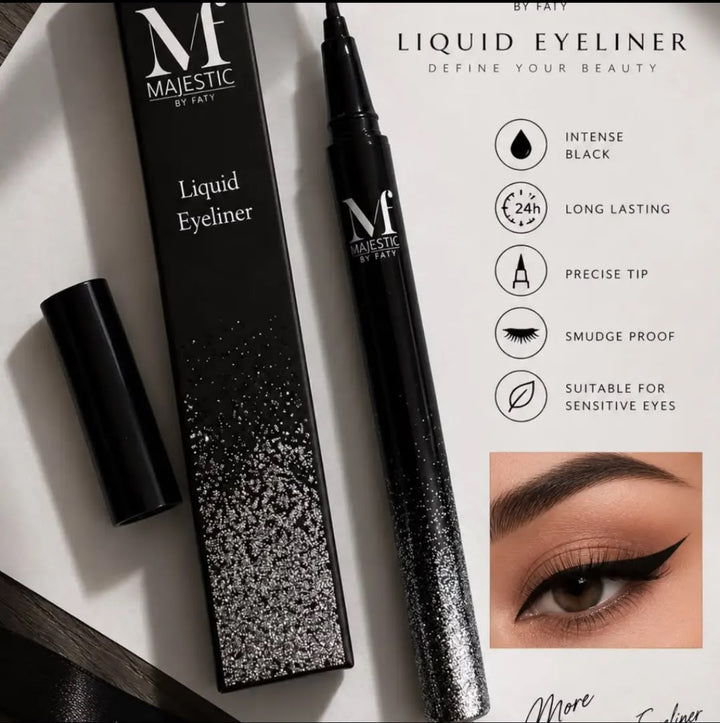MAJESTIC BY FATY Liquid Eyeliner - 0.6g | ماجيستك باي فاتي آيلاينر سائل - 0.6غ