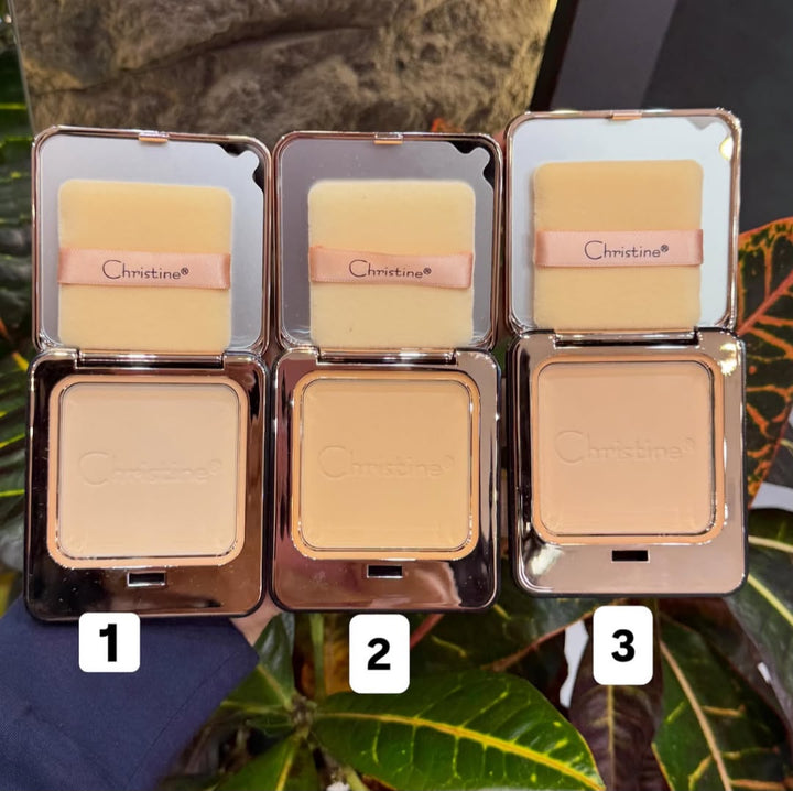 Christine Comact Powder Foundation - 10g | كريستين بودرة مضغوطة - 10غ