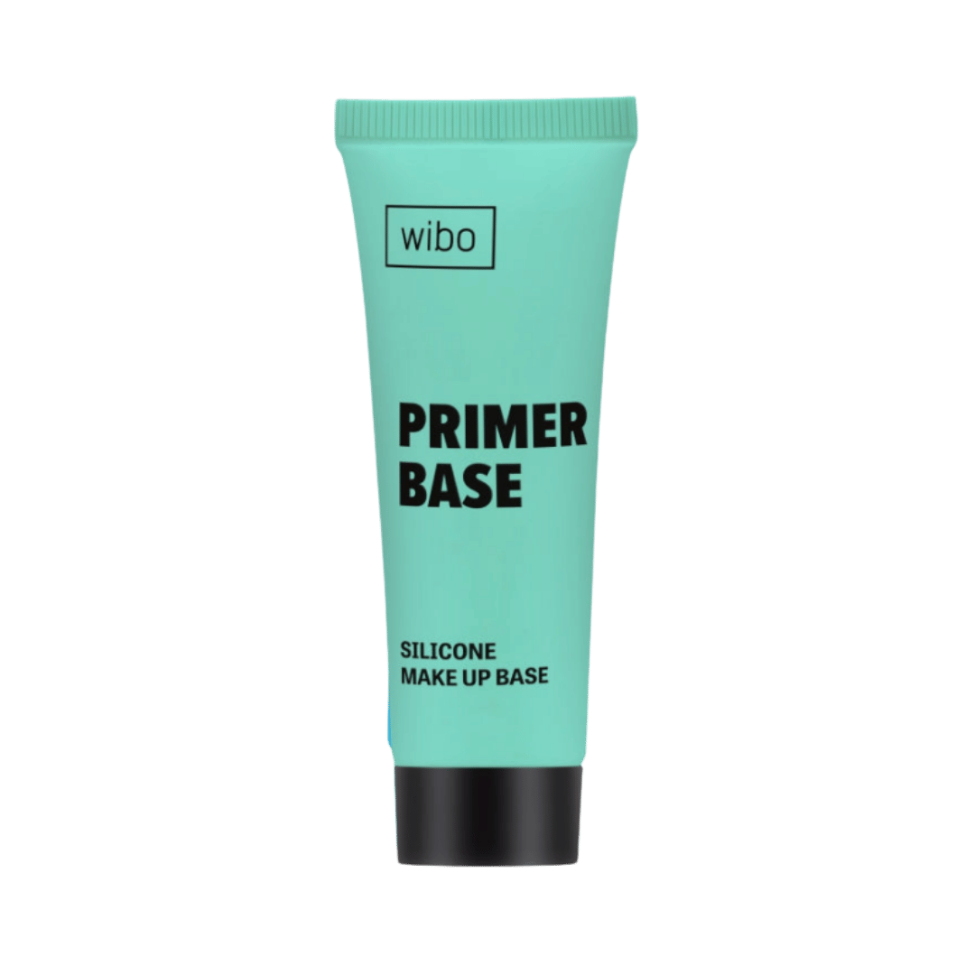 Wibo Primer Base silicone makeup primer, transparent gel formula, 15g tube packaging.
