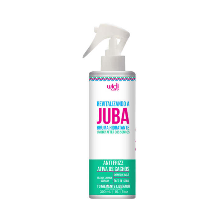 Widi Care Revitalizando a Juba moisturizing mist spray bottle, anti-frizz curl activator, 300 ml.
