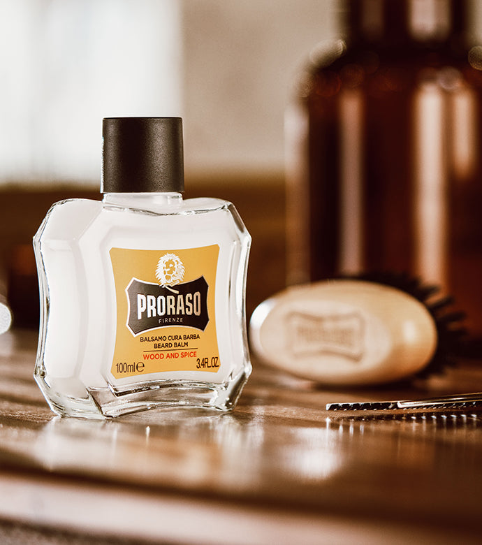 PRORASO Balsamo Cura Barba Wood and Spice - 100ml | بروارسو بلسم لحية وود آند سبايس - 100مل #3
