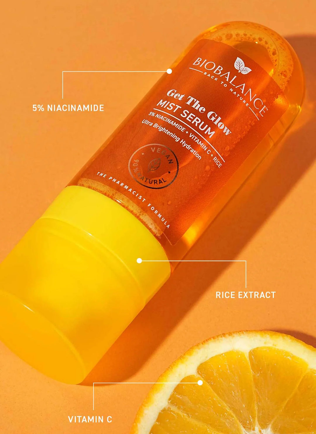 Bio Balance Get The Glow Mist Serum - 80ml | بايو بالانس سيروم رذاذ جيت ذا جلو لإشراقة البشرة – 80 مل