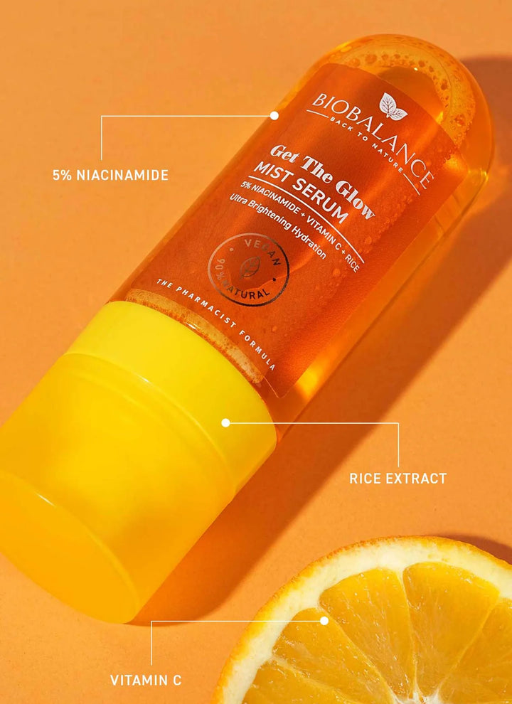Bio Balance Get The Glow Mist Serum - 80ml | بايو بالانس سيروم رذاذ جيت ذا جلو لإشراقة البشرة – 80 مل