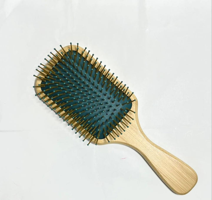 Easy Beauty Paddle Wooden Hair Brush | اي.بي.تي فرشاة شعر #1