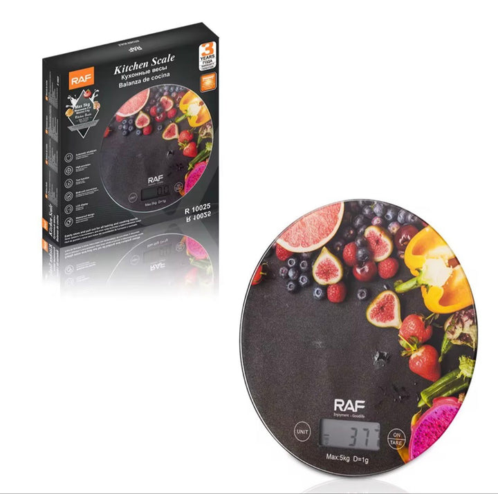 RAF Digital Kitchen Scale with LCD Display, High Precision | راف ميزان مطبخ
