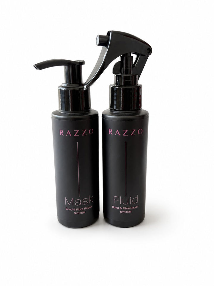 RAZZO Bond & Fibre Repair System Mask & Fluid - 100ml | رازّو ماسك وسوائل إصلاح الرباط والألياف - 100مل