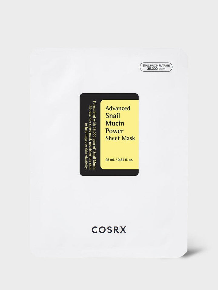 Cosrx Advanced Snail Mucin Power Sheet Mask 10 Sheets - 25ml | كوس ار اكس قناع ورقي متقدم بيوتين الحلزون - 25مل #3