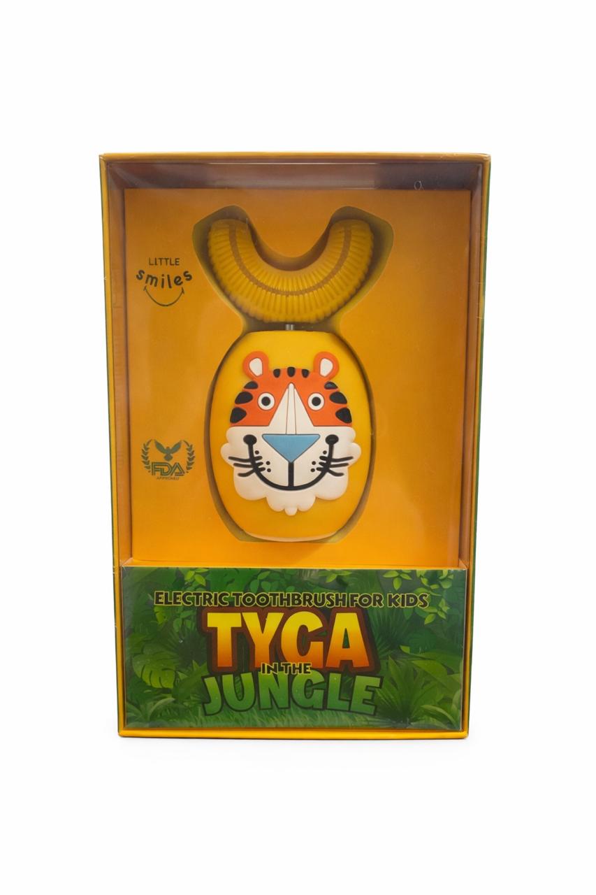 LITTLE SMILE Electric Toothbrush For Kids Tyca Jungle | ليتل سمايل فرشاة أسنان كهربائية للأطفال تيكا