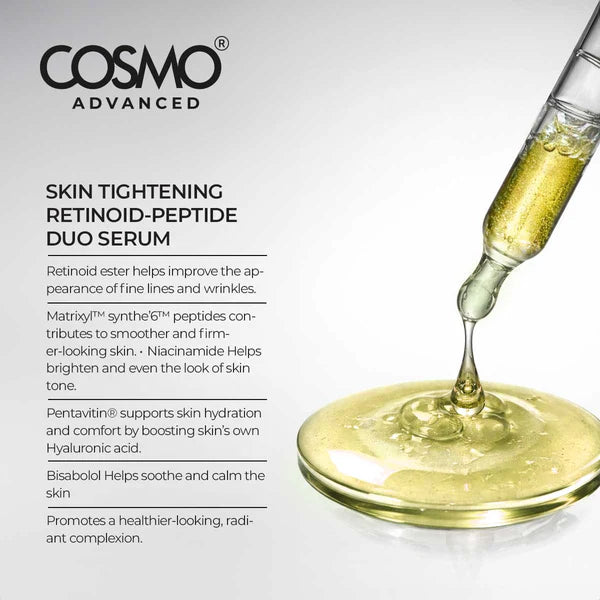 Cosmo Age Reset Biphasic Serum - 40ml | كوزمو سيروم ثنائي الطور لمعالجة علامات التقدم بالعمر - 40مل