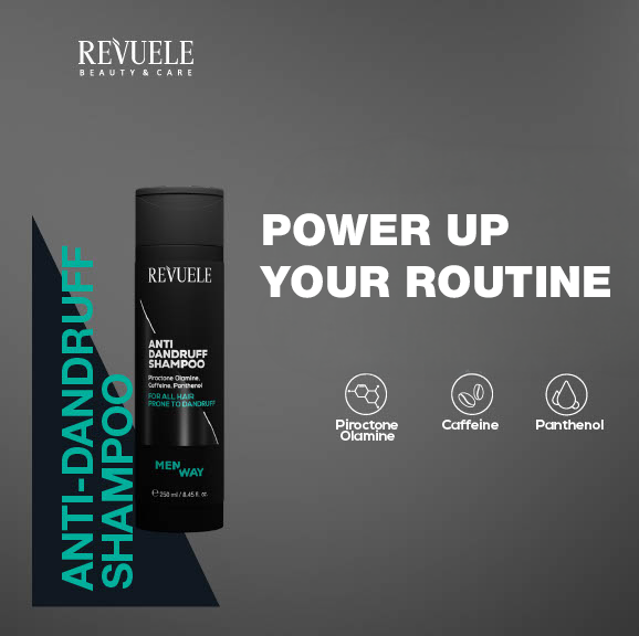 Revuele Men Way Anti-dandruff - 250ml | ريفويل شامبو ضد القشرة للرجال - 250 مل
