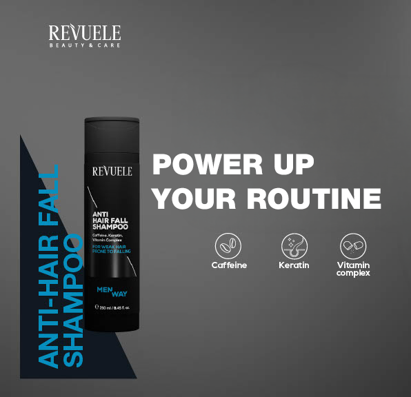 Revuele ANTI-HAIR FALL SHAMPOО - 250ml | ريفويل شامبو ضد تساقط الشعر للرجال - 250 مل