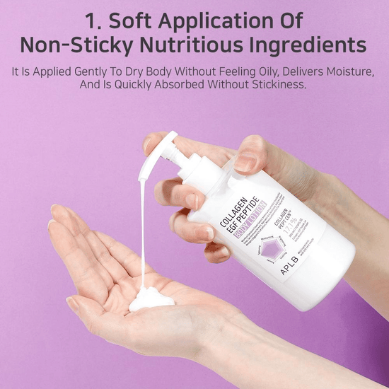 APLB Collagen Egf Peptide Body Lotion - 300ml | أيه بي أل بي لوشن جسم كولاجين بيبتيد - 300مل #3