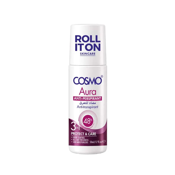COSMO COSMETICS Anti-perspirant Roll It on 48h - 50ml | كوزمو كوزمتكس مزيل عرق رول أون مضاد للتعرق - 50مل