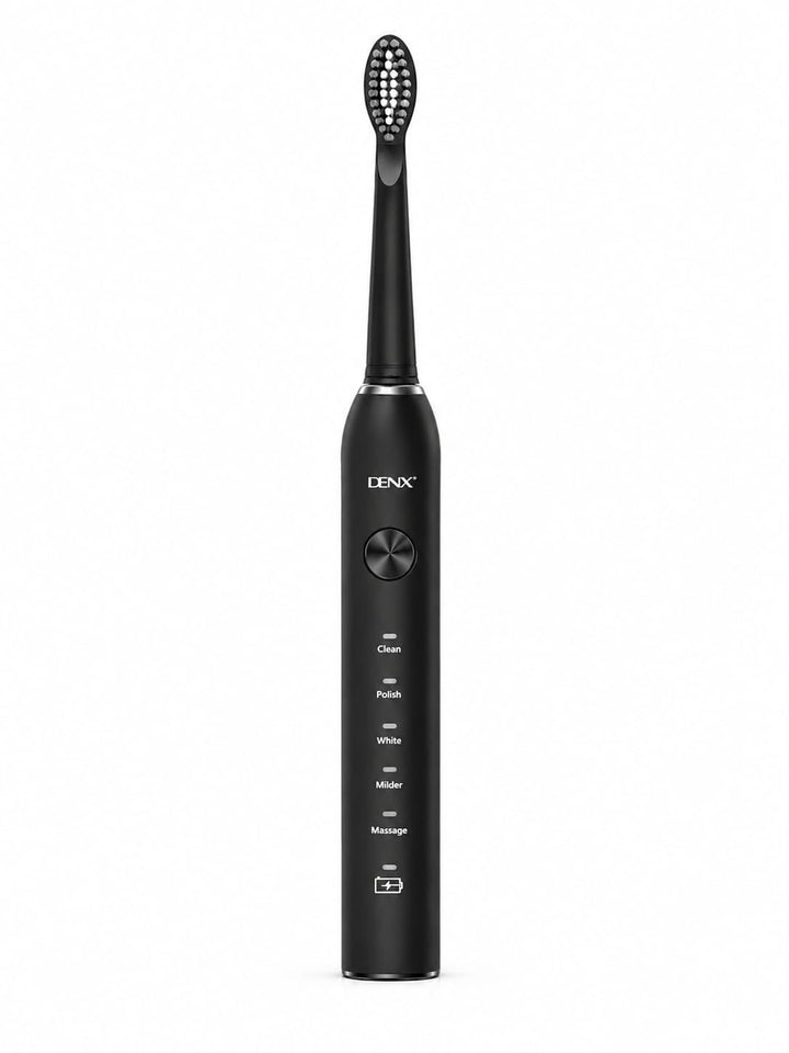 DENX Sonic Toothbrushes 4 Brush Heads | فرشاة أسنان سونيك كهربائية مع 4 رؤوس فرشاة