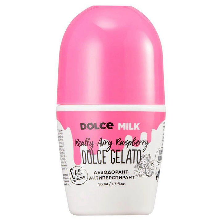 DOLCE MILK Really Airy Raspberry Dolce Gelato - 50ml | دولتشي ميلك مزيل عرق برائحة التوت الهوائي - 50مل #1